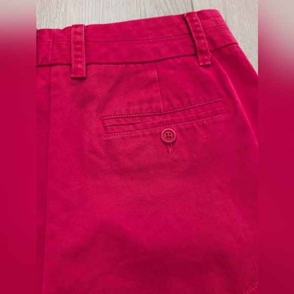 J.Crew Women's Chino Shorts Red 3" Inseam - Picture 6 of 10